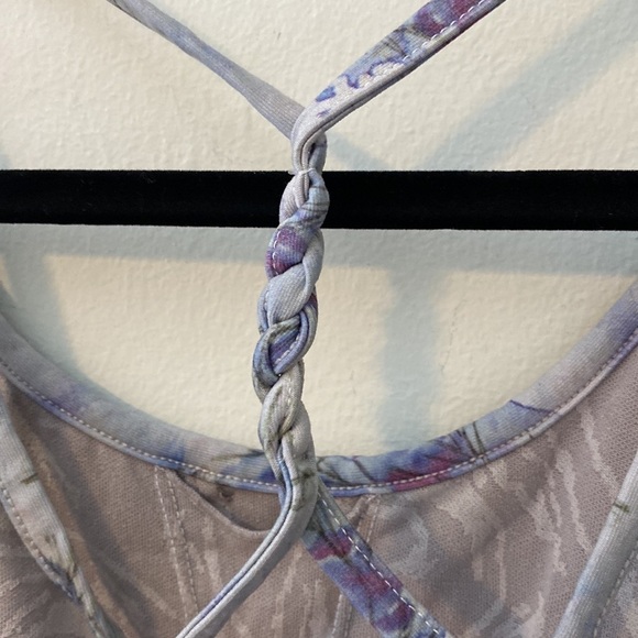 Floral Sports Bra, Size M, Cute Braid Back Detail, Great Condition - Picture 4 of 7